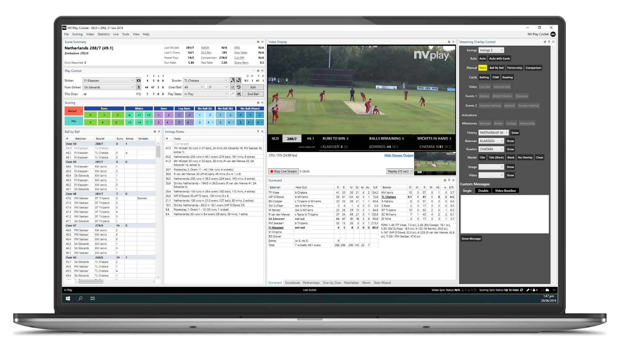 cricket scoring app for laptop